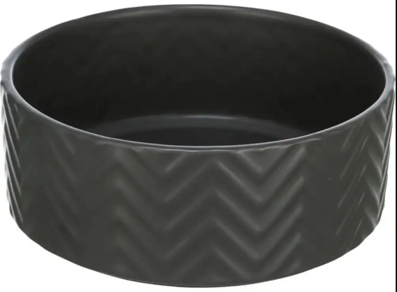 Миска для собак Trixie керамічна 0.9 л 16см чорний Вінниця - фото 1