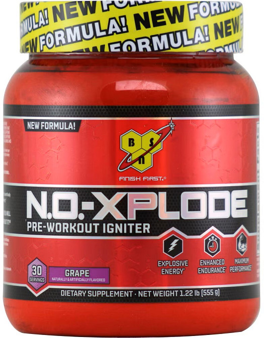 Предтренировочный комплекс N.O.-Xplode 3.0 555 g (Grape) Луцк - изображение 1