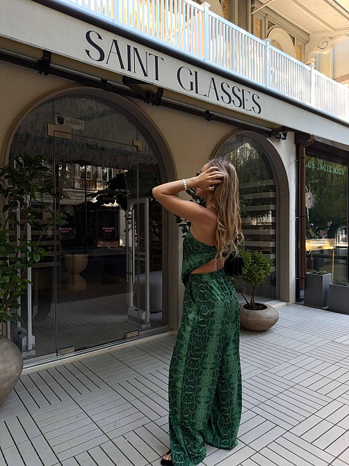 Жіночий стильний літній костюм двійка  софт принт Одеса - фото 7