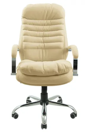 Офісне Крісло Керівника Richman Valencia Fly 2207 Хром М2 AnyFix Бежевий Київ