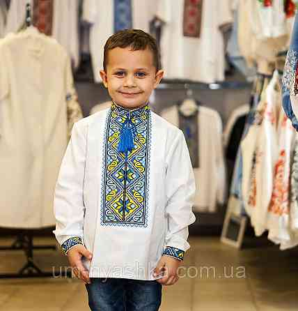 Вишиванка для хлопчика "Ярослав" синьо-жовта Кривий Ріг