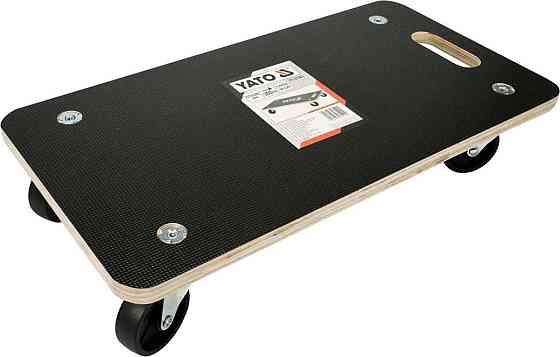 Візок-платформа YATO 575х 300х 18 мм на 4 колесах Ø= 75 мм, навантаж.- 200 кг, h= 110 мм [6] Одеса