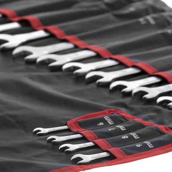 Набор ключей комбинированных, 20 шт, 6-32 мм, Cr-V, чехол INTERTOOL HT-1253 Киев
