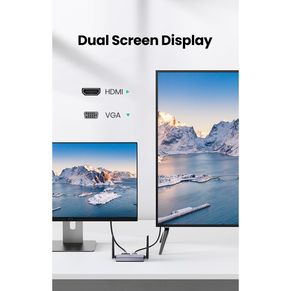 Беспроводной удлинитель UGREEN CM506 Wireless HDMI Extender Transmitter and Receiver 50m(UGR-50633A) Киев - изображение 5