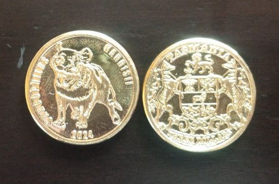 Тасманія 3 доллара 2024 ТАСМАНІЙСЬКИЙ ДИЯВОЛ Полтава - фото 1