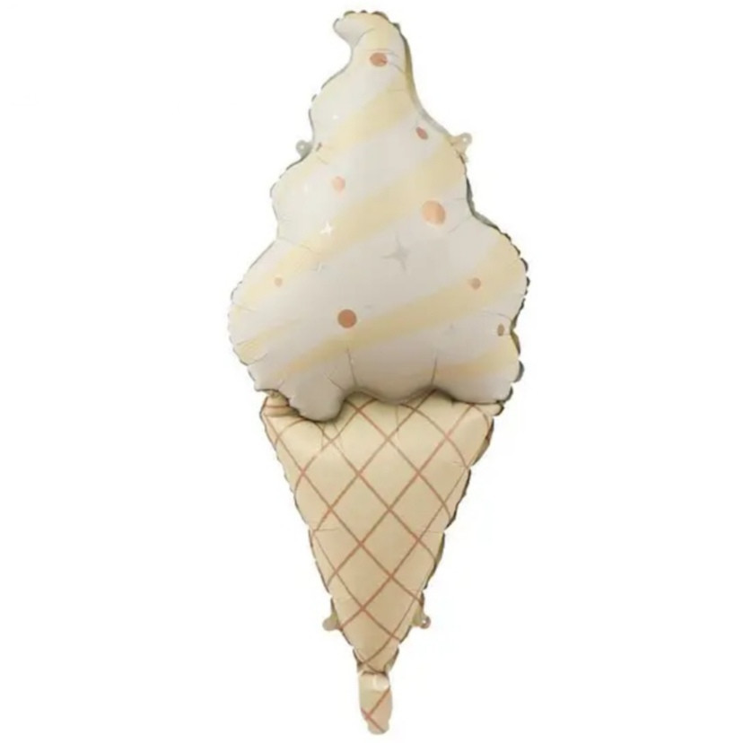 Фольгована куля морозиво пастель 95*42 см Київ - фото 1