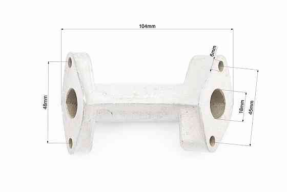 Патрубок карбюратора (алюміній), d - 1mm, h - 92mm Киев
