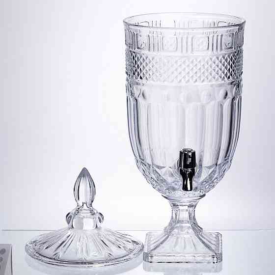 Лимонадниця Topaz Crystal 5л із краном HP-19-294 глек диспенсер для напоїв прозорий Коломия