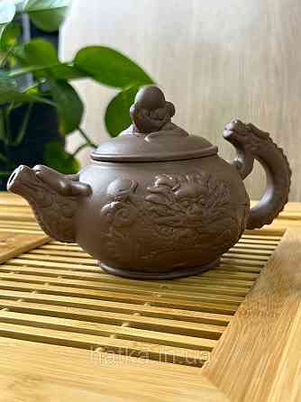 Чайник заварювальний ісинська глина 400 мл "Перлинка Дракона" світлий Т2592 Київ