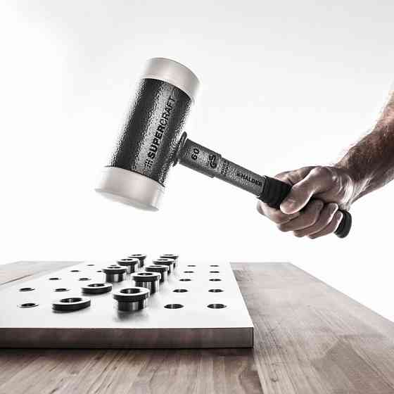 Молоток безінерційний HALDER Supercraft 3377 з прогумованою ручкою, Ø=50 мм, m=1150 г, І=315 мм Одеса