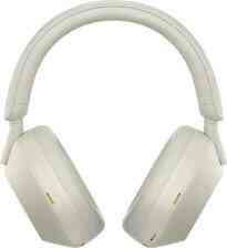 Навушники  bezprzewodowe, nauszne, Матеріал skóra, aktywna redukcja szumów, srebrny Київ