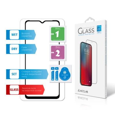 Стекло защитное ACCLAB Full Glue Tecno Spark 10C Black (1283126564888) Винница - изображение 7