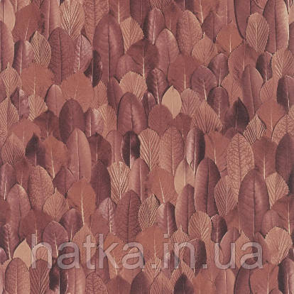 Обои виниловые на флизелине Marburg 31734 Imagine листья бордовые алые красные Киев - изображение 1