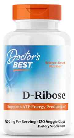 Д рибоза Doctor's Best D-Ribose with BioEnergy Ribose 850 мг 120 вег капс Киев