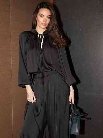 Женский стильный элегантный шелковый костюм армани Одесса