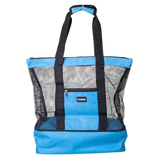Сумка-холодильник пляжна на 2 відділення, голуба Київ