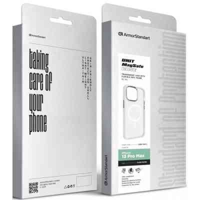 Чохол до мобільного телефона Armorstandart Unit MagSafe Apple iPhone 13 Pro Max Matte Clear Silver (ARM70461) Вінниця