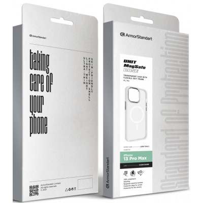 Чехол для мобильного телефона Armorstandart Unit MagSafe Apple iPhone 13 Pro Max Matte Clear Silver (ARM70461) Винница - изображение 6