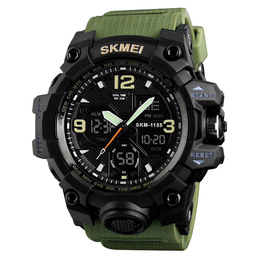 Skmei 1155 Black-Military SBR Київ - фото 1