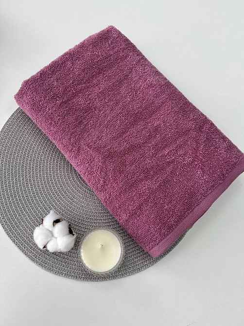 Рушник махровий Ideal Textile однотонний 70х140 см 360 г/м2 (56861142) Чернівці - фото 6