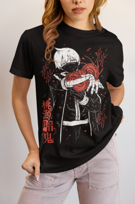 Футболка аниме Тоуген Анки Ікхиносе Схики оверсайз (S/M/L) Черний AnimeJ0783 Днепр - изображение 3