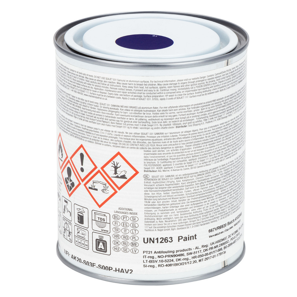 SEAJET 031 SAMURAI неображена синя 0,75 л із самополіруванням Черкаси - фото 3