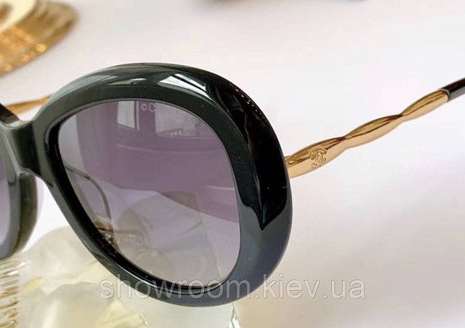 Женские солнцезащитные очки Ch (5429) black Lux Киев - изображение 4