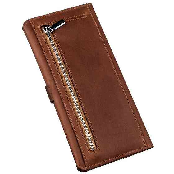 Бумажник мужской из винтажной кожи SHVIGEL 16208 Коричневый Киев