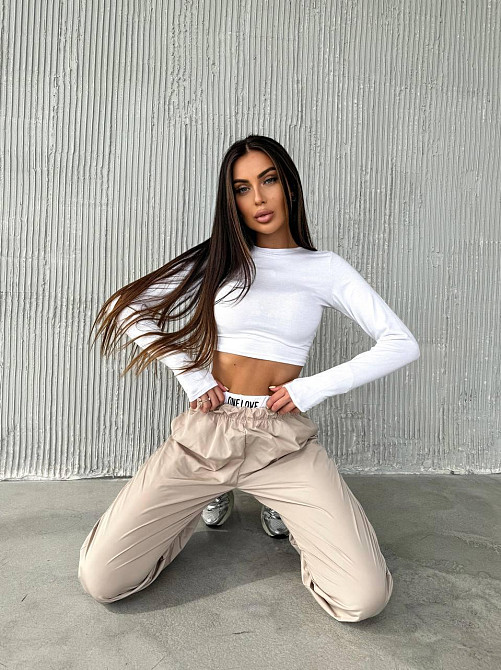 Жіночий прогулянковий костюм двійка: топ і штани віскоза + матова плащівка Одеса - фото 2