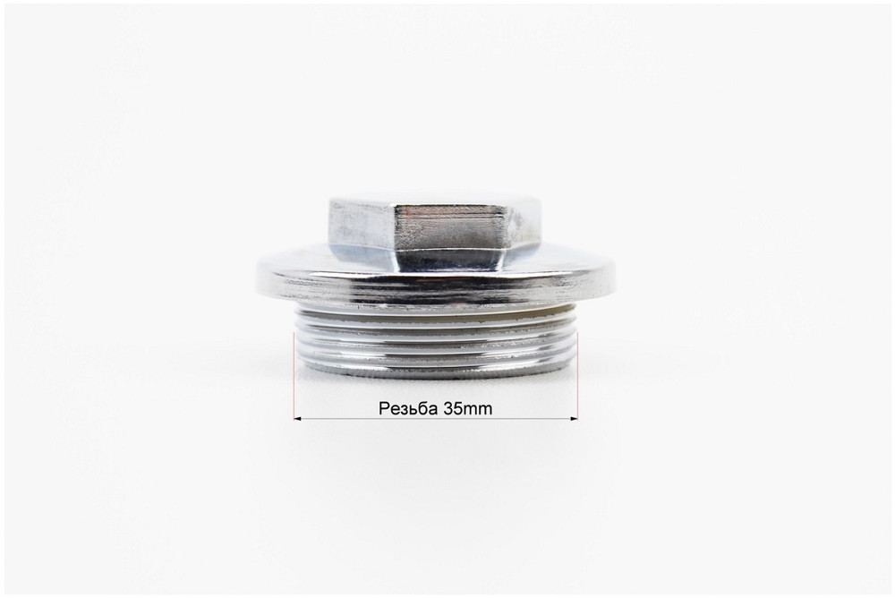 Гайка головки циліндра де клапана + манжет, "хром" Київ - фото 4