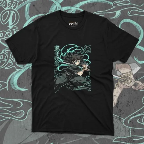 Футболка для подростка мальчика с принтом Клинок, рассекающий демонов Муічіро Токіто 2 Размер 160 Anime10421 Днепр