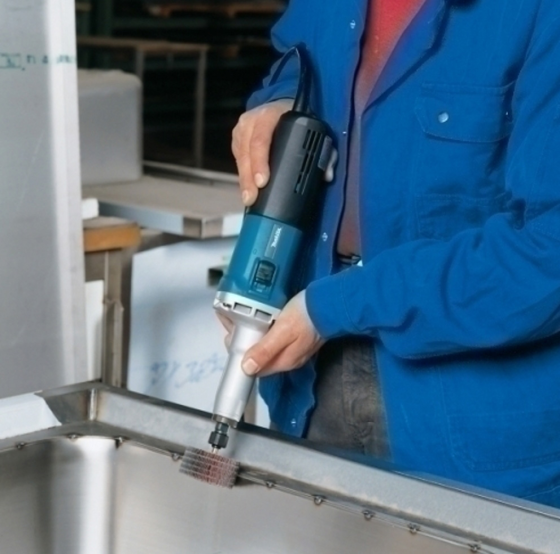 Професійна пряма шліфувальна машина Makita GD0810C : 750 Вт, Ø 50 мм (GD0810C) Київ