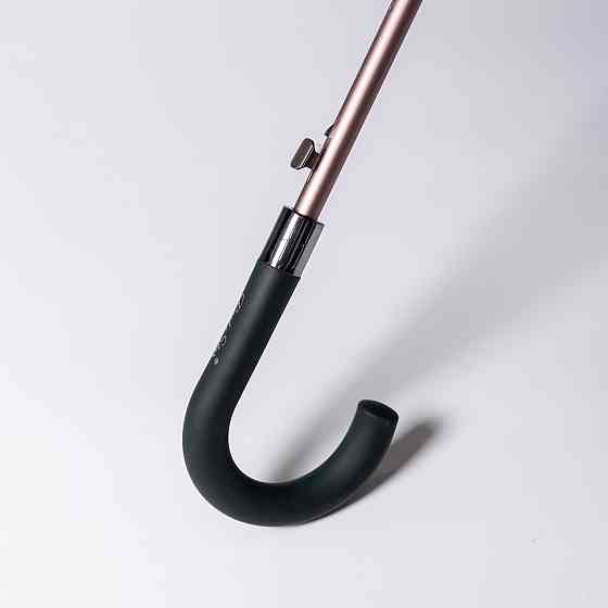 Класична парасолька-тростина з чохлом напівавтомат з поліестеру міцна надійна 12 спиць діаметр 120 см Зелений HP-23-16GR Київ