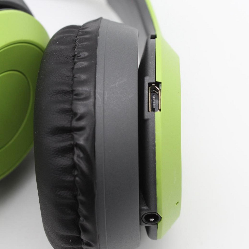 Бездротові Bluetooth-навушники з мікрофоном і Mp3 плеєром, P47, Зелений/Стереогарнітура/Накладні навушники блютуз Київ - фото 8