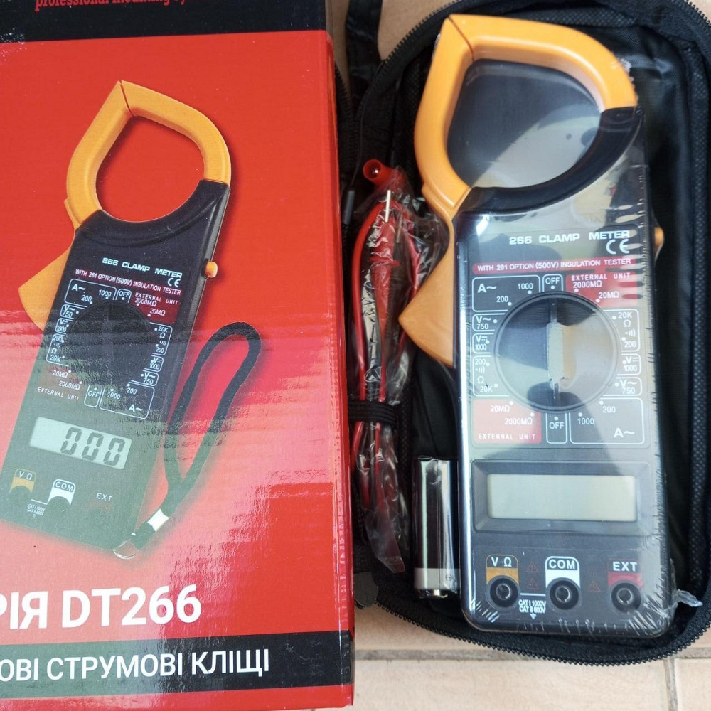 Клещи токоизмерительные ProFix DT266 Полтава - изображение 1