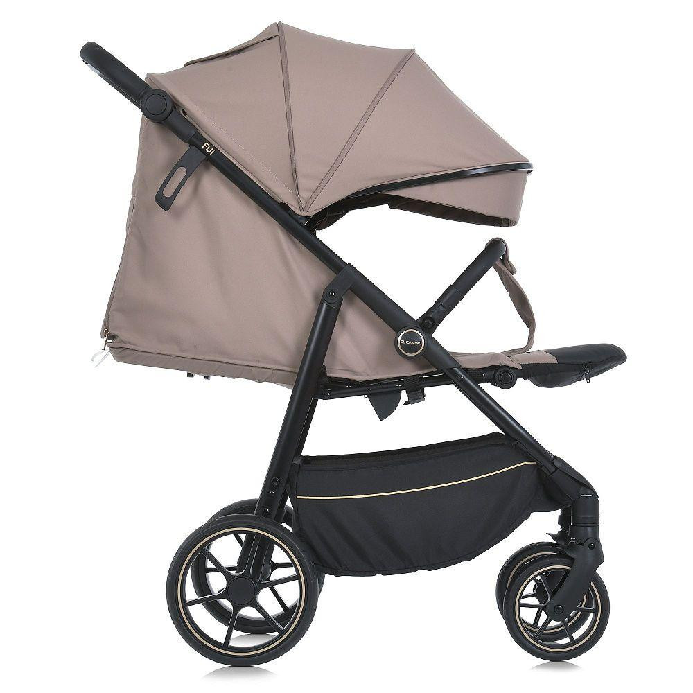 Коляска дитяча EL CAMINO FIJI Beige Matt прогулянкова з чохлом та москітною сіткою Бежевий (ME 1113-2) Чернигов - изображение 5