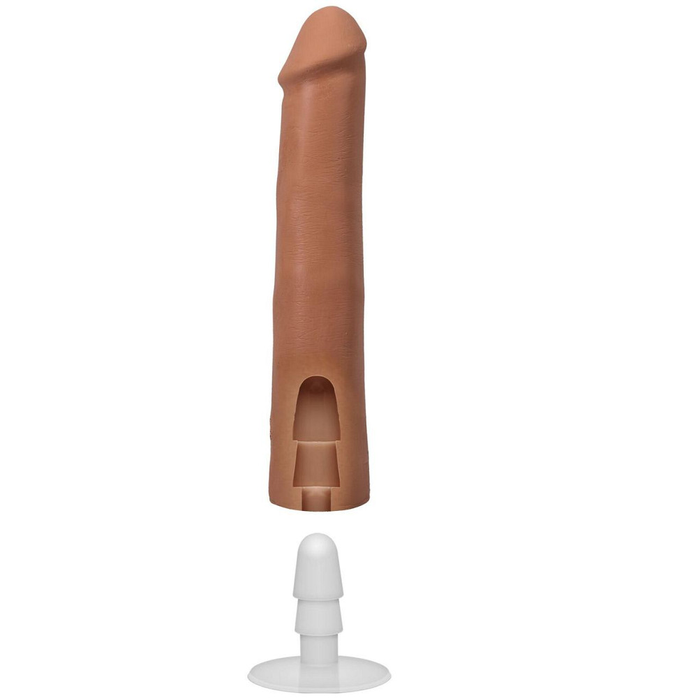 Фалоімітатор Doc Johnson The Realistic Cock ULTRASKYN - 9 Inch Caramel Sex Aura Київ - фото 6