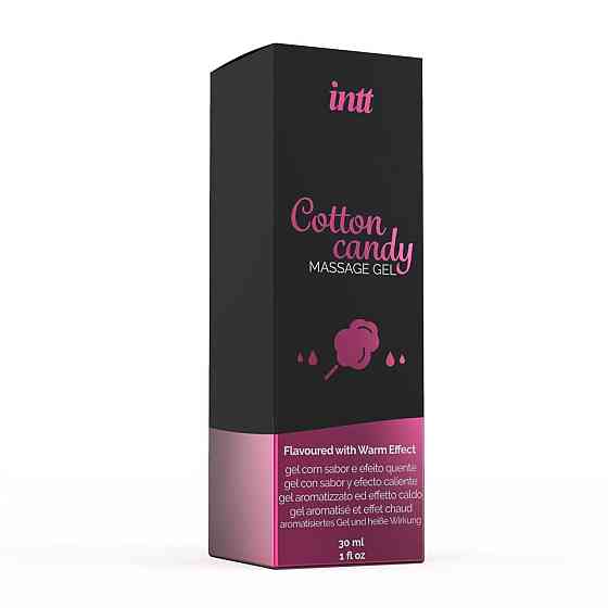 Массажный гель для интимных зон Intt Cotton Candy (30 мл) разогревающий Sex Aura Киев