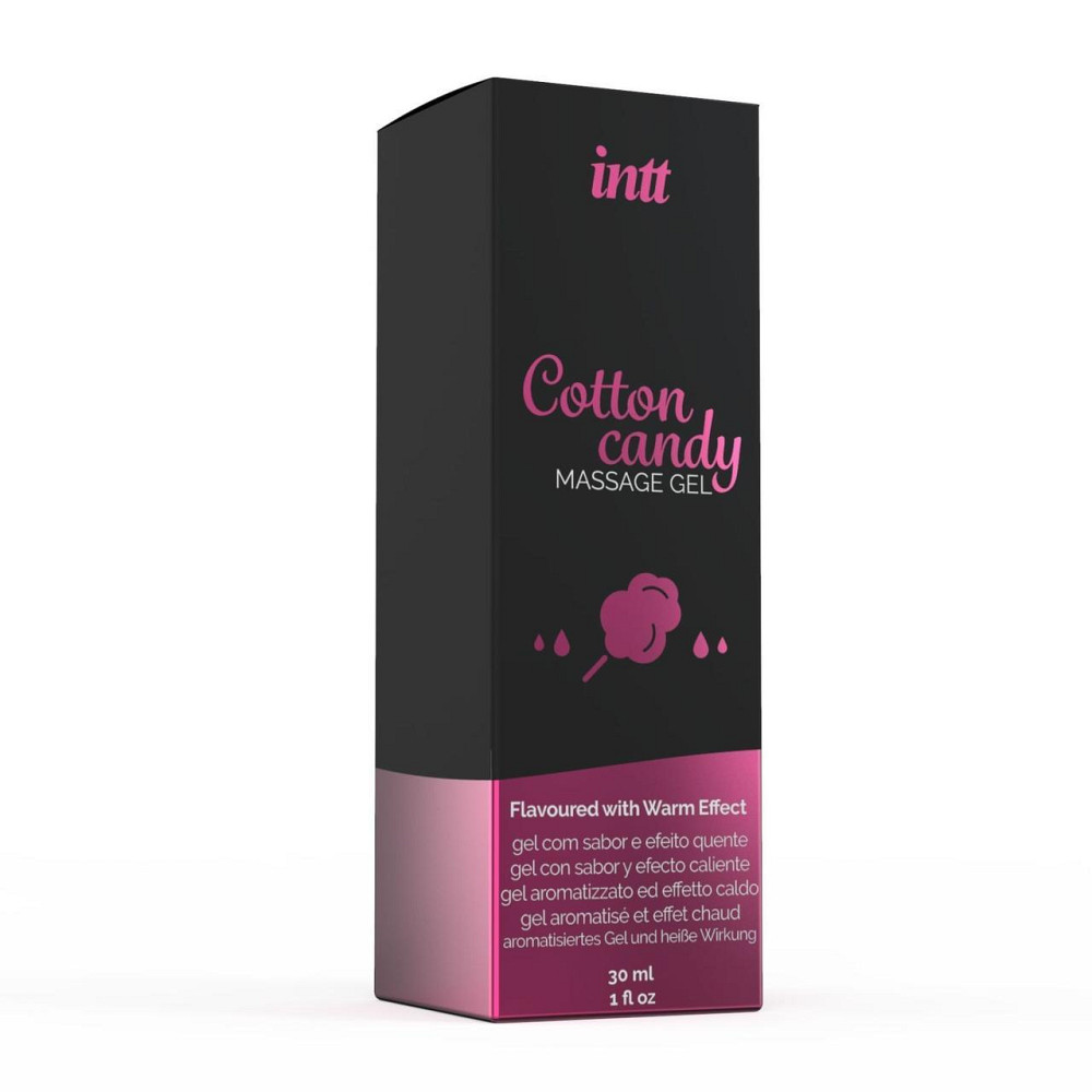 Массажный гель для интимных зон Intt Cotton Candy (30 мл) разогревающий Sex Aura Киев - изображение 3
