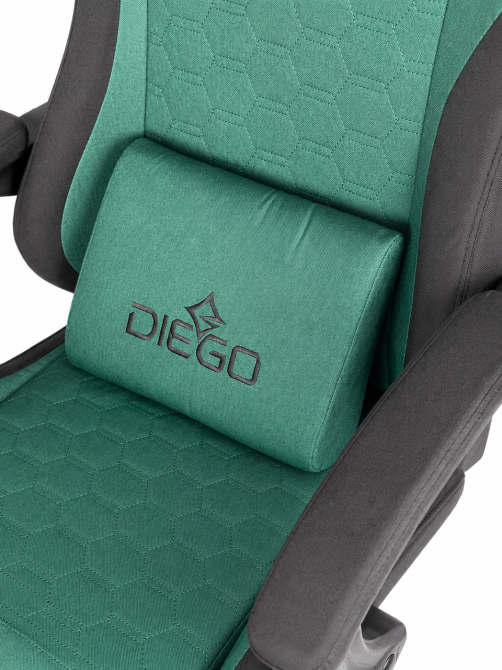 Кресло геймерское DIEGO Fabric X Green Киев - изображение 7