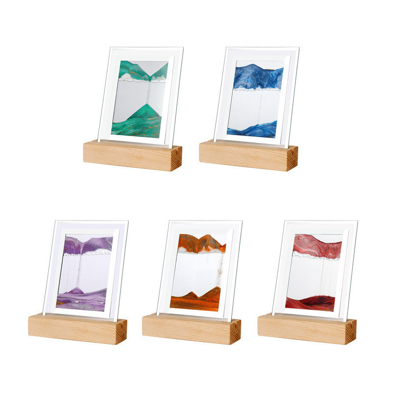 Картина с кварцевым АККУМУЛЯТОР встроен  песком 22х21,5см БОЛЬШАЯ, ПОДСВЕТКА, ФИОЛЕТОВАЯ Кременчуг - изображение 8