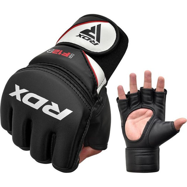 Рукавиці для ММА RDX F12 Model GGRF Black L Каменское - изображение 2