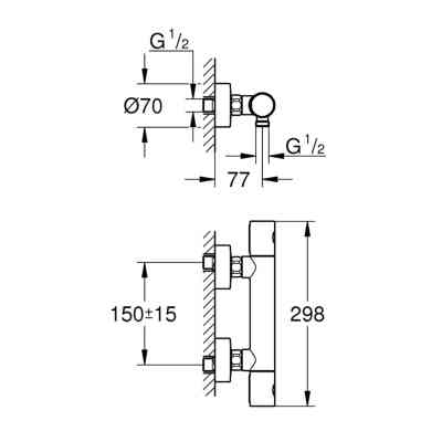 Змішувач Grohe QuickFix Precision Get (34773000) Вінниця