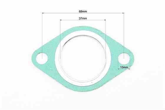 Прокладка глушника R190N 2отв., головка-коліно, к-кт 5шт Киев
