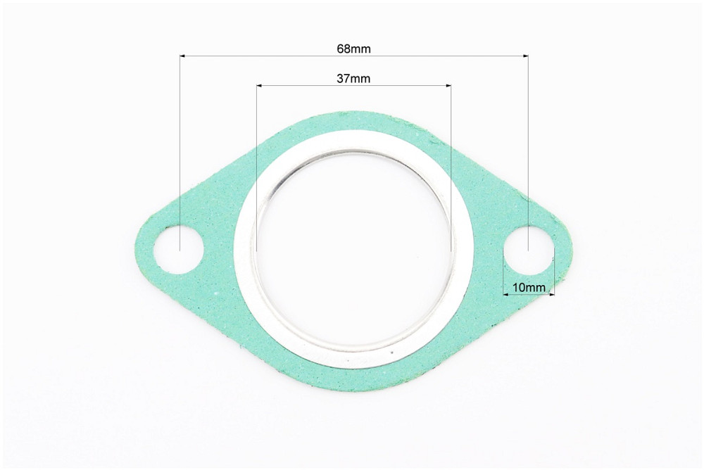 Прокладка глушника R190N 2отв., головка-коліно, к-кт 5шт Киев - изображение 2