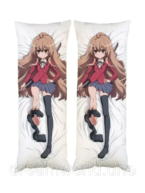 Подушка дакимакура Тайга Айсака Торадора декоративная паровая подушка для обнимания 50х170 Харьков - изображение 1