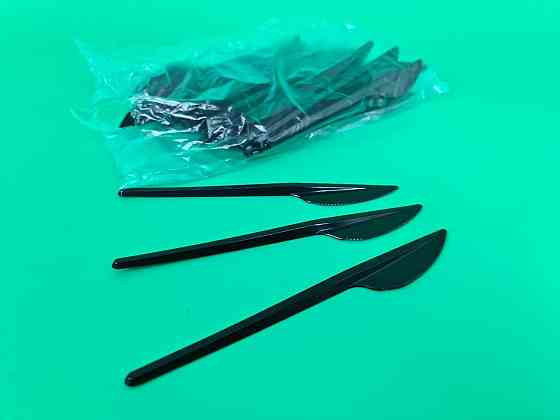 Ніж одноразовий чорний Андрекс (100 шт.) Харків