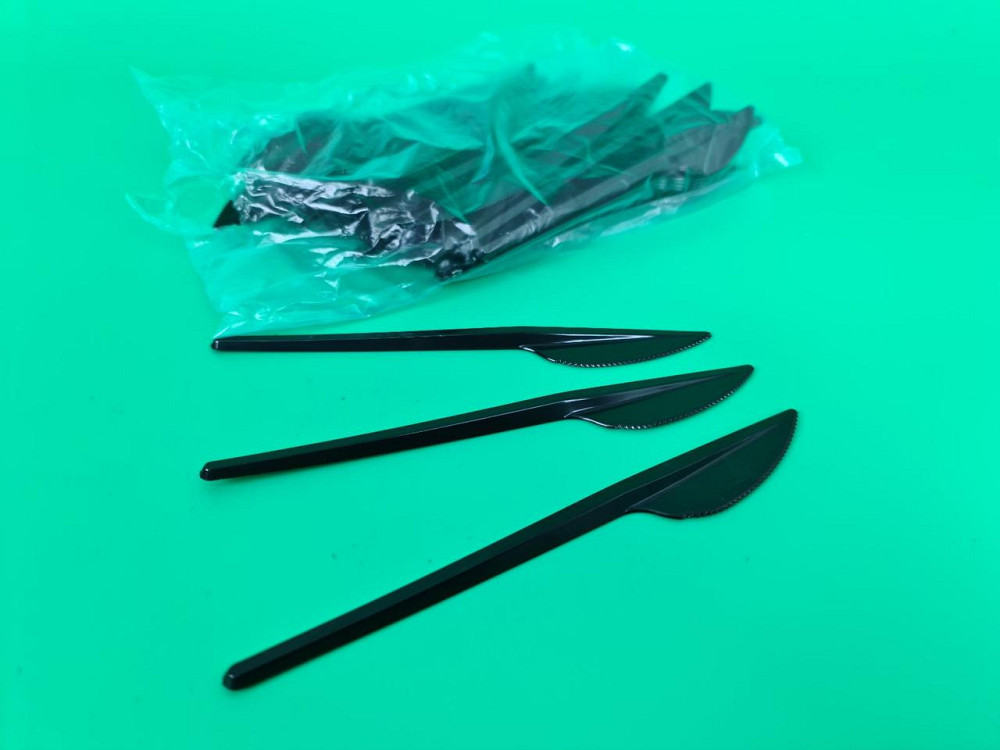 Ніж одноразовий чорний Андрекс (100 шт.) Харків - фото 1