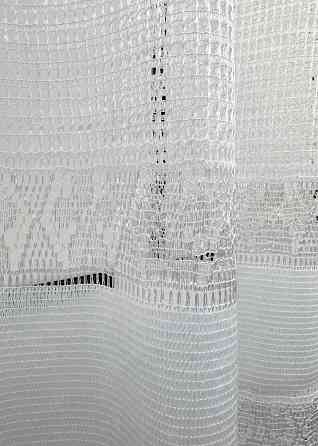 Тюль сетка VR-Textil Juli № 1869т Арка на кухню цвет белый 200х150 см (53-0162) Киев