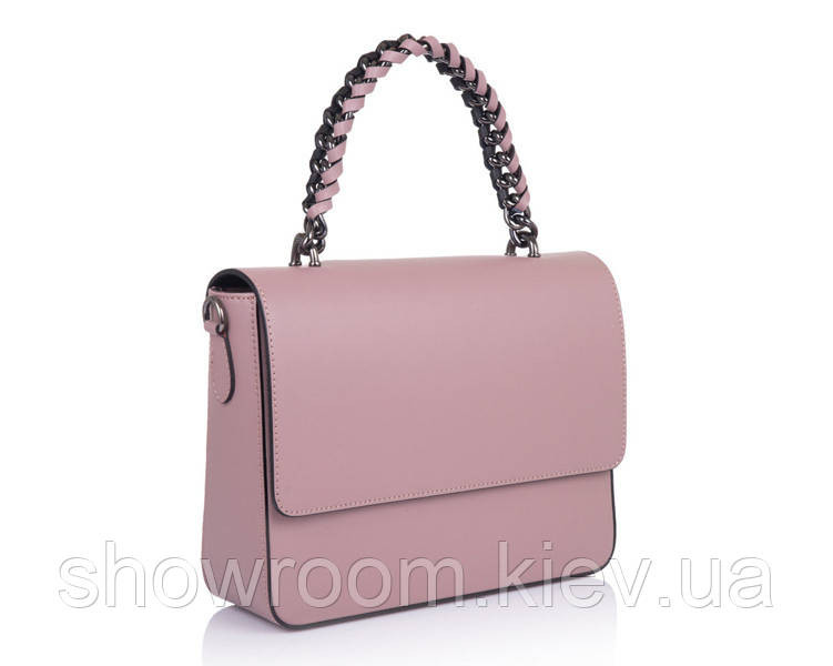 Сумка женская Laura Biaggi (512) кожаная розовая Киев - изображение 3